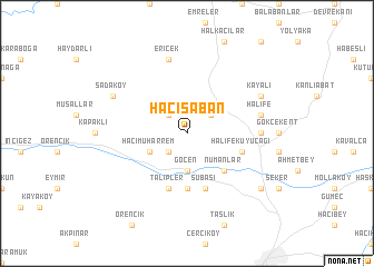 map of Hacışaban