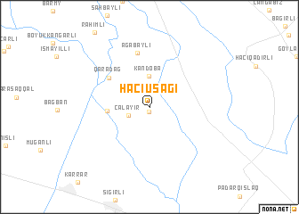 map of Hacıuşağı