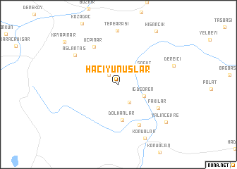map of Hacıyunuslar
