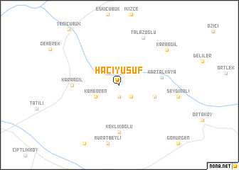 map of Hacıyusuf