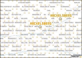 map of Hackelsberg