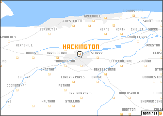 map of Hackington