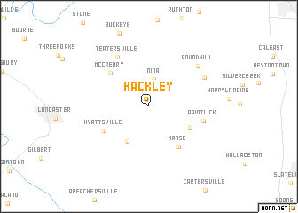 map of Hackley