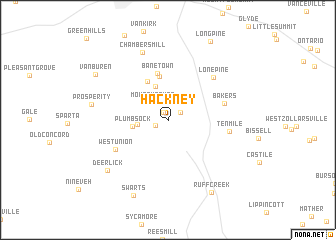 map of Hackney