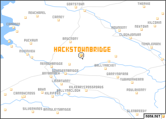 map of Hackstown Bridge