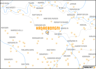 map of Hadaebong-ni