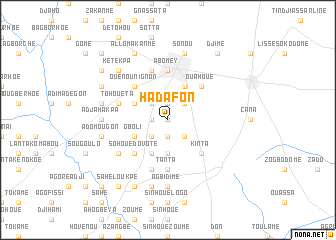 map of Hadafon