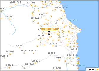 map of Hadang-ni