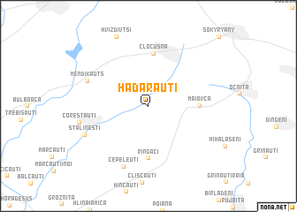 map of Hădărăuţi