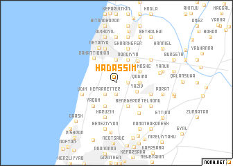 map of Hadassim