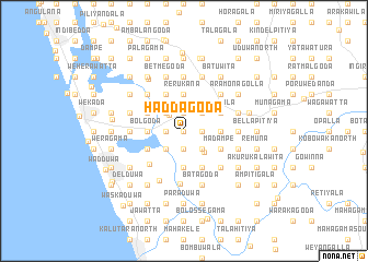 map of Haddagoda