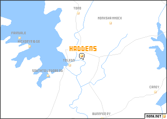 map of Haddens