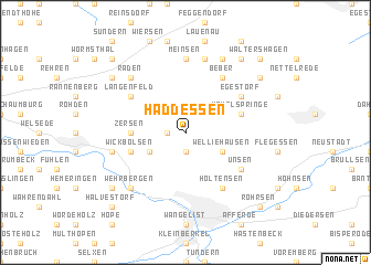 map of Haddessen
