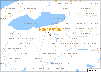 map of Haddestad