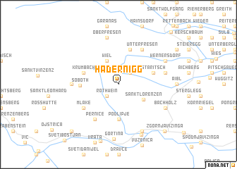 map of Hadernigg