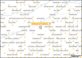 map of Hadersbach