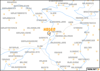 map of Hađer