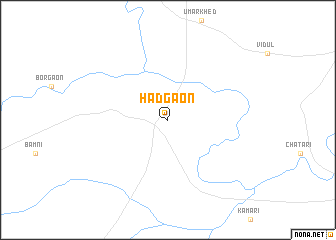 map of Hadgaon