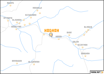 map of Ḩādhah