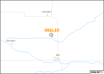 map of Hadler