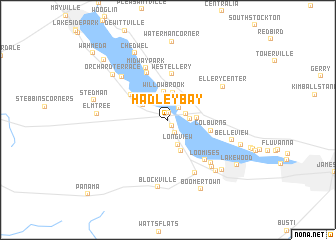 map of Hadley Bay