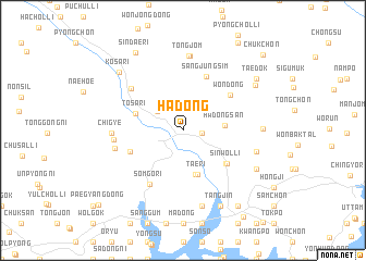 map of Hadong