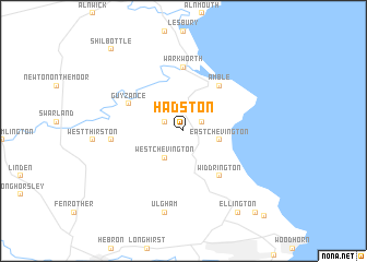 map of Hadston
