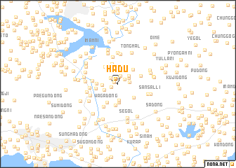 map of Hadu