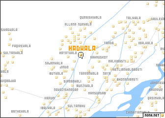 map of Hadwāla