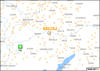 map of Hadžaj