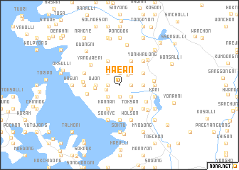 map of Haean