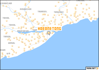 map of Haean 1-tong
