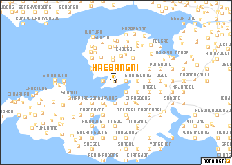 map of Haebang-ni