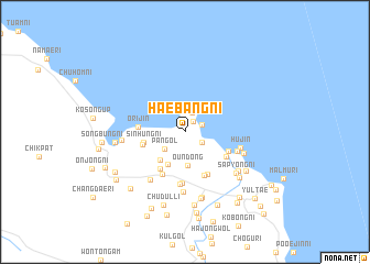 map of Haebang-ni