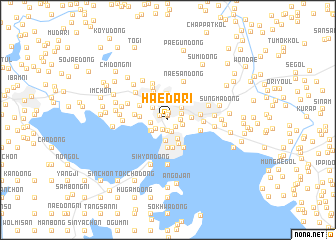 map of Haeda-ri