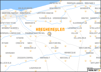 map of Haeghe-Meulen