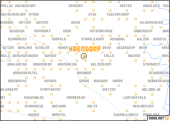 map of Haendorf
