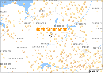 map of Haengjŏng-dong