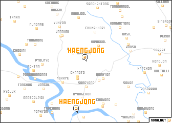 map of Haengjŏng