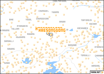map of Haesong-dong
