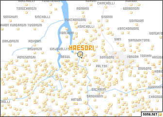 map of Haesŏ-ri