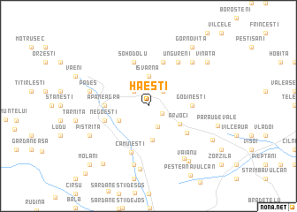 map of Hăeşti