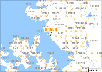 map of Haeŭn