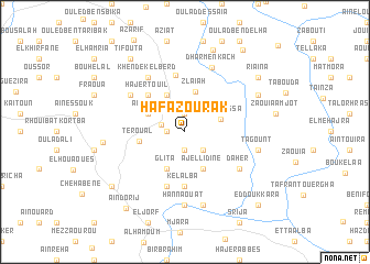 map of Hafa Zourak