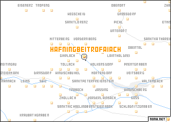 map of Hafning bei Trofaiach