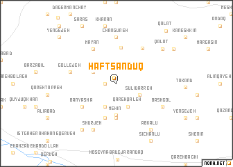 map of Haft Şandūq