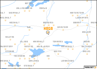 map of Haga