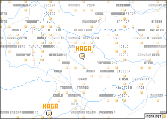 map of Haga