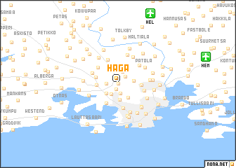 map of Haga