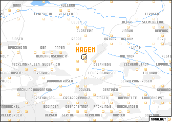 map of Hagem